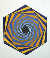 GR8010 Victor  Vasarely, Kinetische  abstrakte  Komposition  - Op  Art