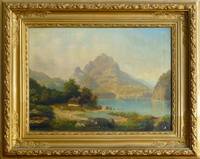 GE4088 Carl   Lindner, Sommerliche  Gebirgslandschaft  mit  See