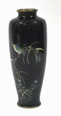 AS10005 Vase  Japan  um  1900  Eisvogelmotiv