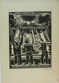 GR8044 Max  Pechstein, Das  Vater  Unser  (Mappenwerk  von  1921  mit 12  Holzschnitten)