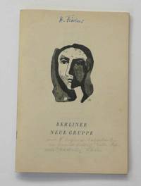 GR8015 Ausstellungs - Katalog&#x201e;Berliner  Neue  Gruppe&#x201c;  1950 (mit  fünf  Original - Holzschnitten)