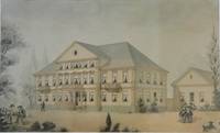 GE4079 Unbekannter  Biedermeier - Monogrammist, Palais  in  Gotha, um  1830